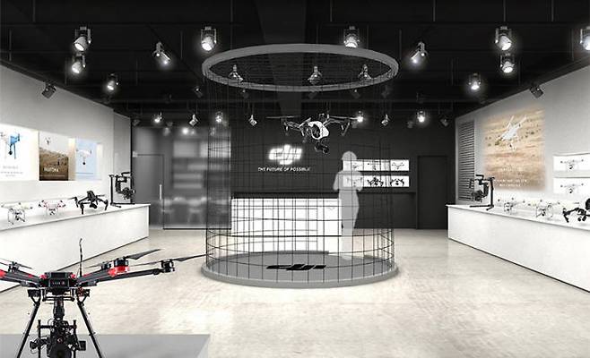 서울 충정로에 위치한 드론 매장 `제이씨현 스토어`