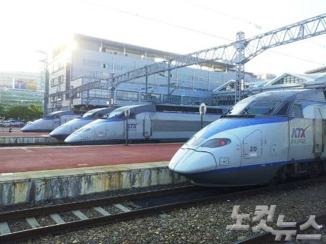 부산역 KTX 열차  대기 모습 (사진=자료사진)