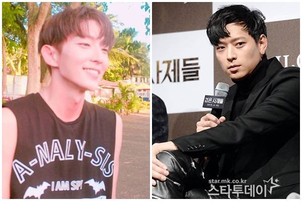 이준기(왼쪽)와 강동원도 쉼표머리를 했다. ⓒ MK스타일 / 이준기 인스타그램, 스타투데이