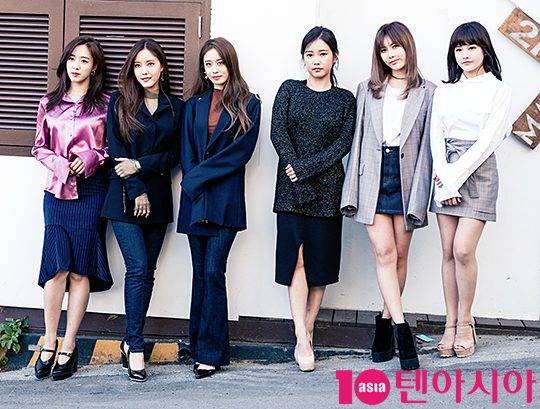 티아라 은정(왼쪽부터)·효민·지연·소연·큐리·보람 / 사진=이승현 기자 lsh87@