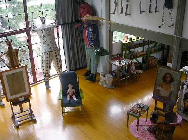 뮤제오 에스투디오 디에고 리베라 내부.