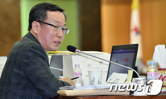 질의하는 조승현 경기도의원. © News1