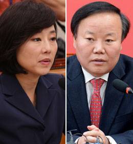 조윤선·김재원 전 정무수석. /조선 DB