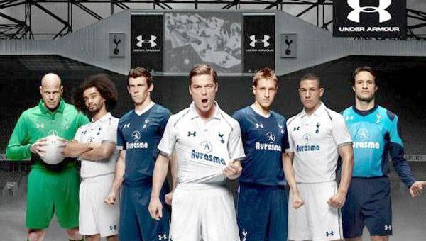 언더아머에서 만든 영국 프로축구팀 토트넘 홋스퍼의 유니폼.  [사진 제공 = 언더아머]