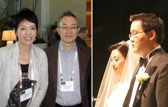 (왼쪽부터) 차광렬(63) 차병원그룹 회장과 부인 김혜숙(61) 씨, 차광렬 회장의 장녀 원영(37) 씨, 원영 씨 남편인 김남호(41ㆍ김준기 동부그룹 회장 장남) 동부금융연구소 부장