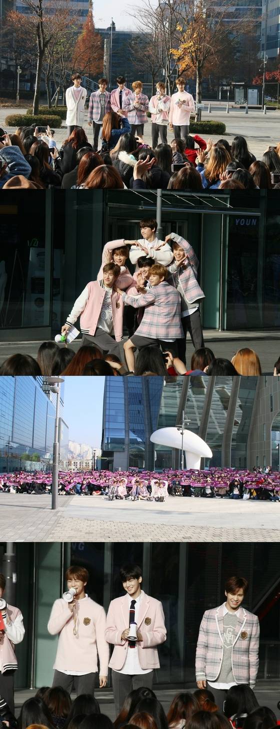 보이그룹 아스트로가 새 앨범 ‘어텀 스토리’ 발매를 기념해 미니 팬미팅을 개최했다.© News1star / 판타지오뮤직