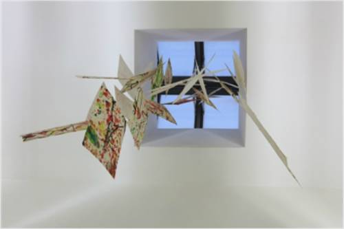 나의 연 My Kites –노르망디에서. 주한독일문화원 설치 전경