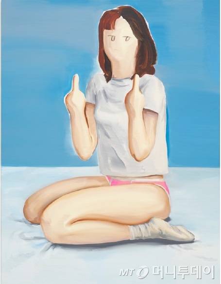 이은새 작가의 갤러리2 개인전 ‘길티-이미지-콜로니’ 출품작인 'ㅗㅗ'. /사진제공=이은새