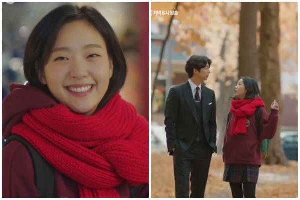 김고은이 스쿨 룩을 공개했다. ⓒ MK스타일 / tvN ‘도깨비’