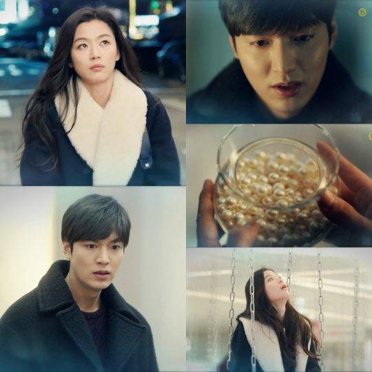 SBS ‘푸른 바다의 전설’ 이민호, 전지현/사진제공=SBS