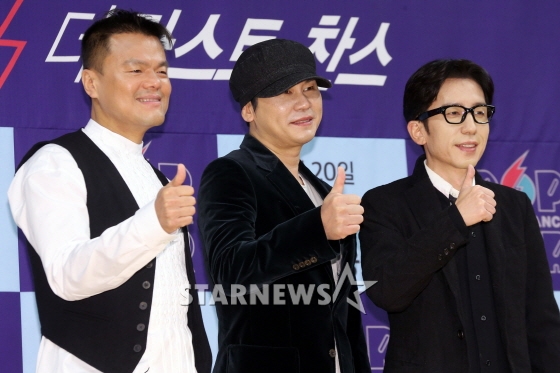(왼쪽부터) 박진영, 양현석, 유희열 /사진=스타뉴스