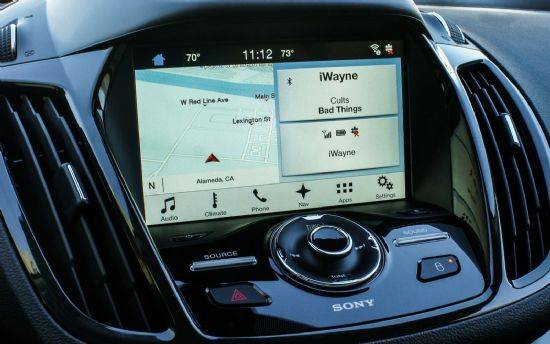 아마존 알렉사가 탑재된 포드 차량 내부 (사진=씨넷)