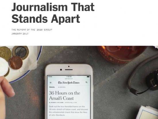 뉴욕타임스가 또 다시 조직, 보도 등의 대대적인 혁신을 주장한 보고서를 공개했다. (사진=뉴욕타임스)