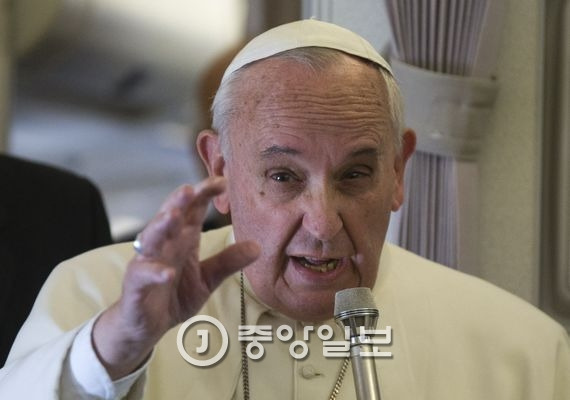 프란치스코 교황. [중앙포토]