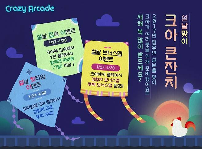 크레이지 아케이드 신년 이벤트