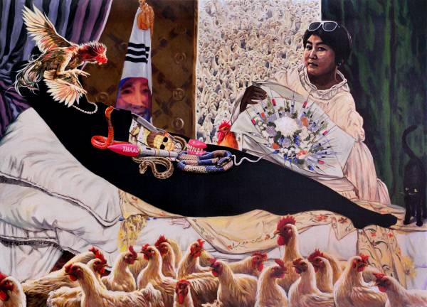 이구영 작가의 ‘더러운 잠’ 2탄 작품 ‘블랙’/정지윤기자