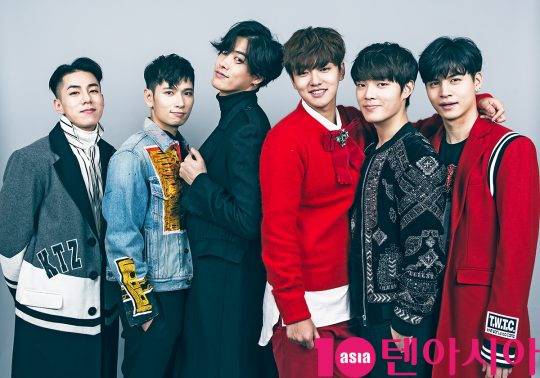 그룹 크로스진이 서울 중구 청파로 한경텐아시아 루이비스 스튜디오에서 진행된 인터뷰에 앞서 포즈를 취하고 있다. / 사진=이승현 기자 lsh87@