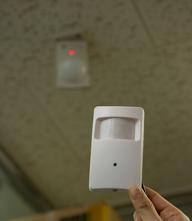 화재탐지기 모양의 몰래카메라 ⓒ 시사저널 이종현
