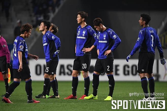 ▲ 제주 유나이티드에 1-4로 패한 감바 오사카