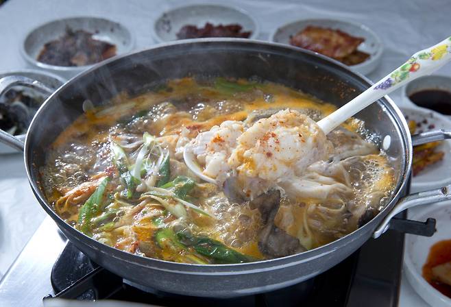 계란찜처럼 식감이 보들보들한 물메기