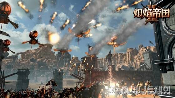 중국서 비공개테스트를 진행 중인 '킹덤언더파이어2' 스크린샷/사진제공=블루사이드