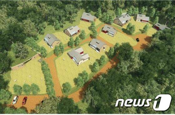하동군 악양면에 조상될 귀농귀촌 전용마을 조감도© News1