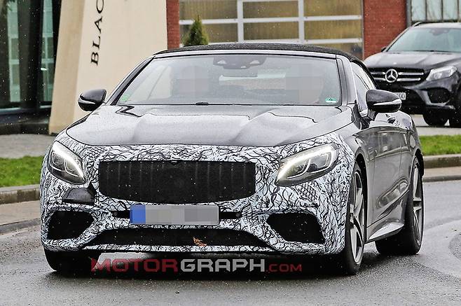 메르세데스-벤츠 S63 AMG 카브리오 시험주행차 (사진제공=Stefan Baldauf)