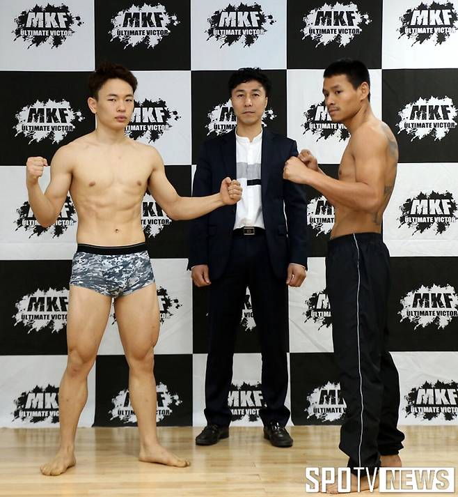 ▲ 이찬형(왼쪽)은 태국 강자를 맞아 올해 연승을 노린다. ⓒMKF 제공