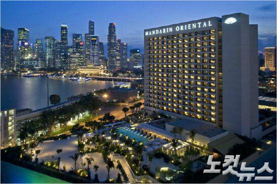 싱가포르 인기 호텔인 만다린 오리엔탈. (사진=땡처리닷컴 제공)