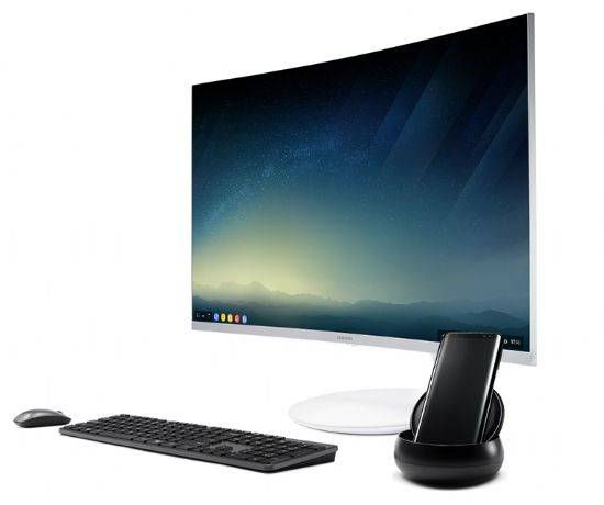 삼성전자가 '갤럭시S8'과 함께 선보인 '삼성 덱스(Samsung DeX)' (사진=삼성전자)