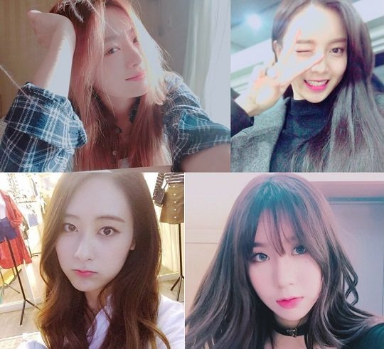 걸그룹 와썹 셀카 / 사진제공=마피아레코드