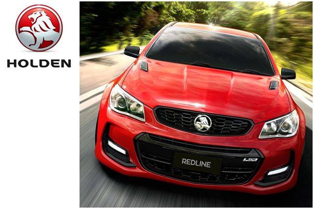홀덴 로고(좌)와 대형 세단 코모도어(우)