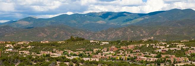 산타 페의 전경.