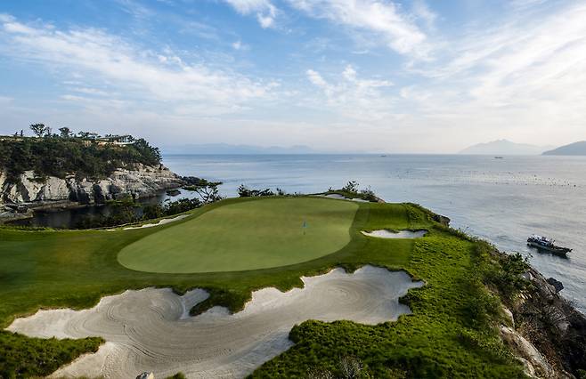 사우스케이프골프장에서 가장 아름다운 코스로 꼽히는 16번홀.