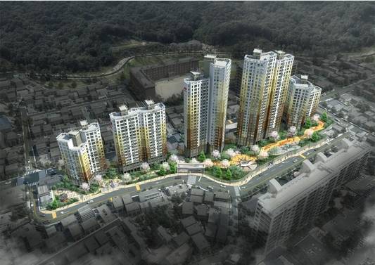 부산 대연2구역 조감도./현대엔지니어링 제공