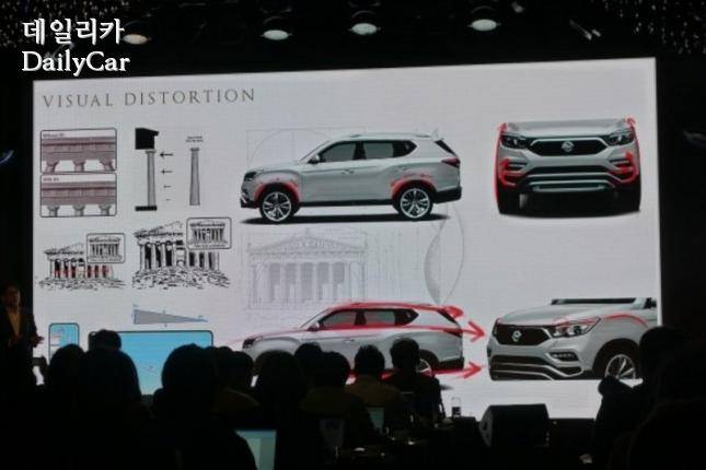 G4 렉스턴 (파르테논 신전 미학 적용은 의외)