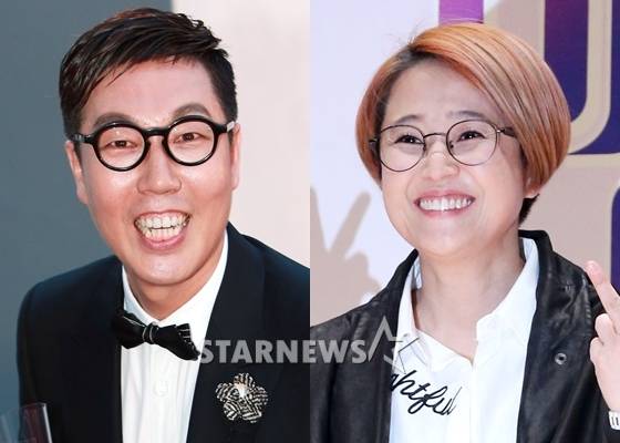 김영철(왼쪽)과 송은이/사진=스타뉴스