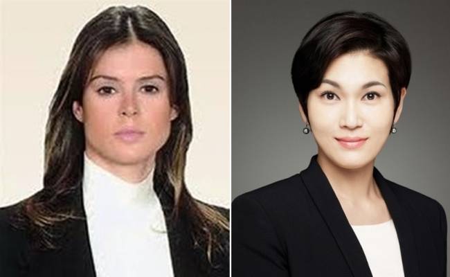 마리 베스니에 보발로(왼쪽ㆍ37)와 이서현(44) 사장