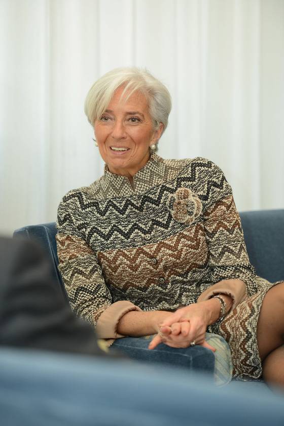 크리스틴 라가르드 IMF 총재. [중앙 포토]