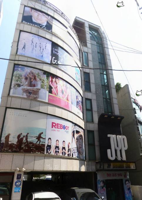 강남구에 위치한 JYP엔터테인먼트의 현재 사옥 [사진 네이버 지도 캡처]