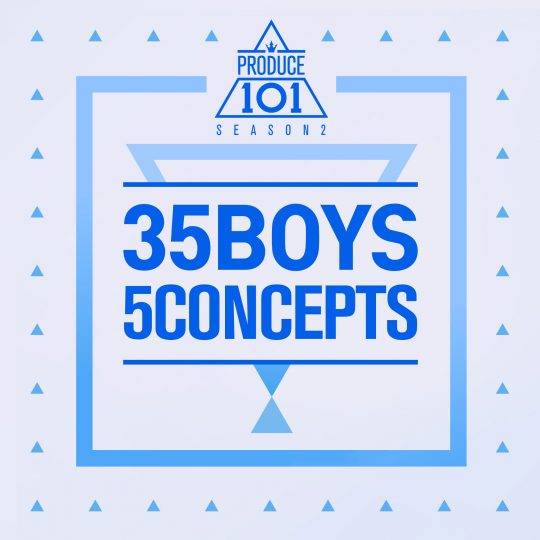 Mnet ‘프듀101 시즌2’ 콘셉트 평가곡 재킷 / 사진제공=Mnet