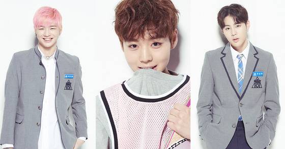 왼쪽부터 강동호, 박지훈, 하성운 [사진 Mnet]