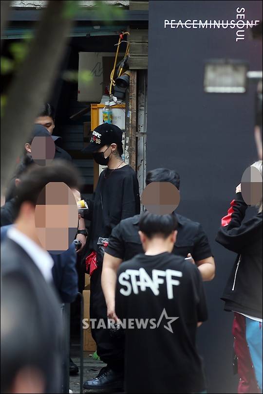 [★포토]지드래곤, 올블랙 패션 센스