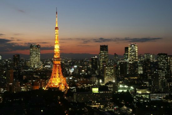 분위기 넘치는 도쿄의 야경.(사진=투어2000(투어이천) 제공)