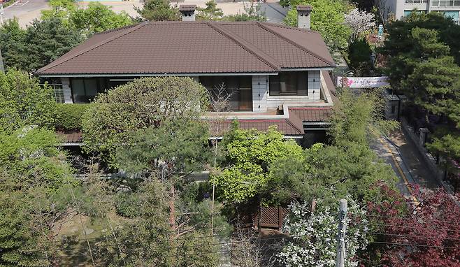 박근혜 전 대통령이 23년간 살았던 서울 강남구 삼성동 주택. /출처=연합뉴스