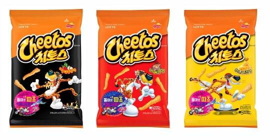 롯데제과 '치토스' 3종. ⓒ롯데제과