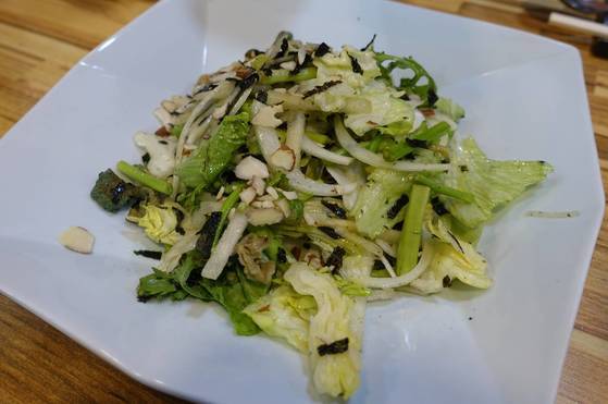 ①전복내장 샐러드