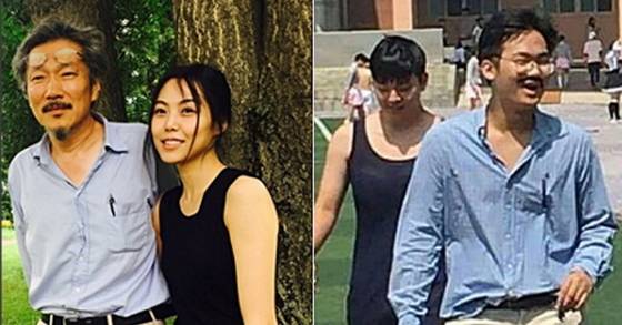 홍상수 감독과 배우 김민희를 패러디한 의정부고 학생들. [사진 의정부고 대신 전해드립니다 페이스북 페이지 캡처]