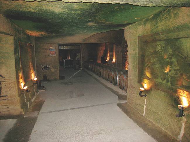 클로 데 메뉴의 지하 와인 셀러.[사진 제공 · WS통상(주)]