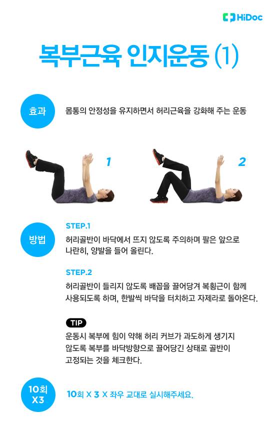 척추협착증 운동법